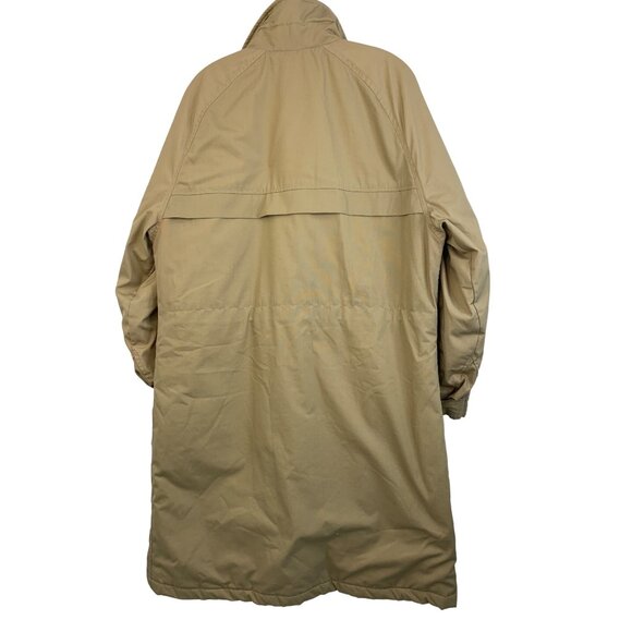 Mens Unisex VTG Porsha by Winer Full Length Winter Coat Utility Khaki Sz M 7026 - Picture 12 of 16